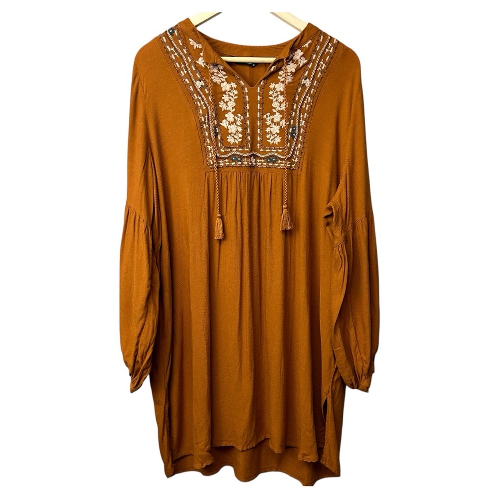 LC Waikiki Embroidered Tunic Dress Size XXL